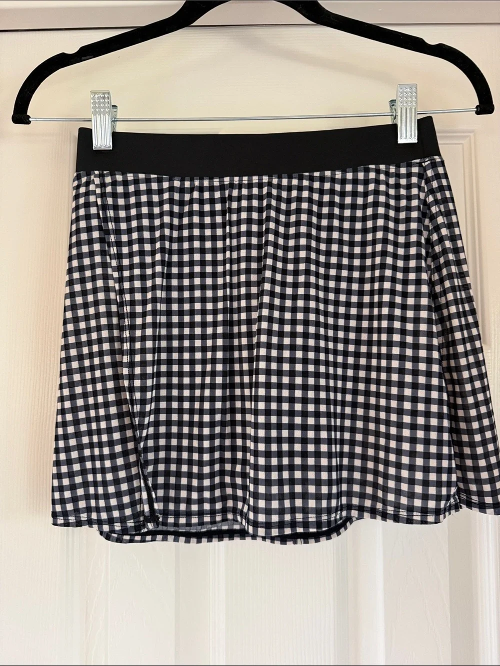 ALO gingham skirt